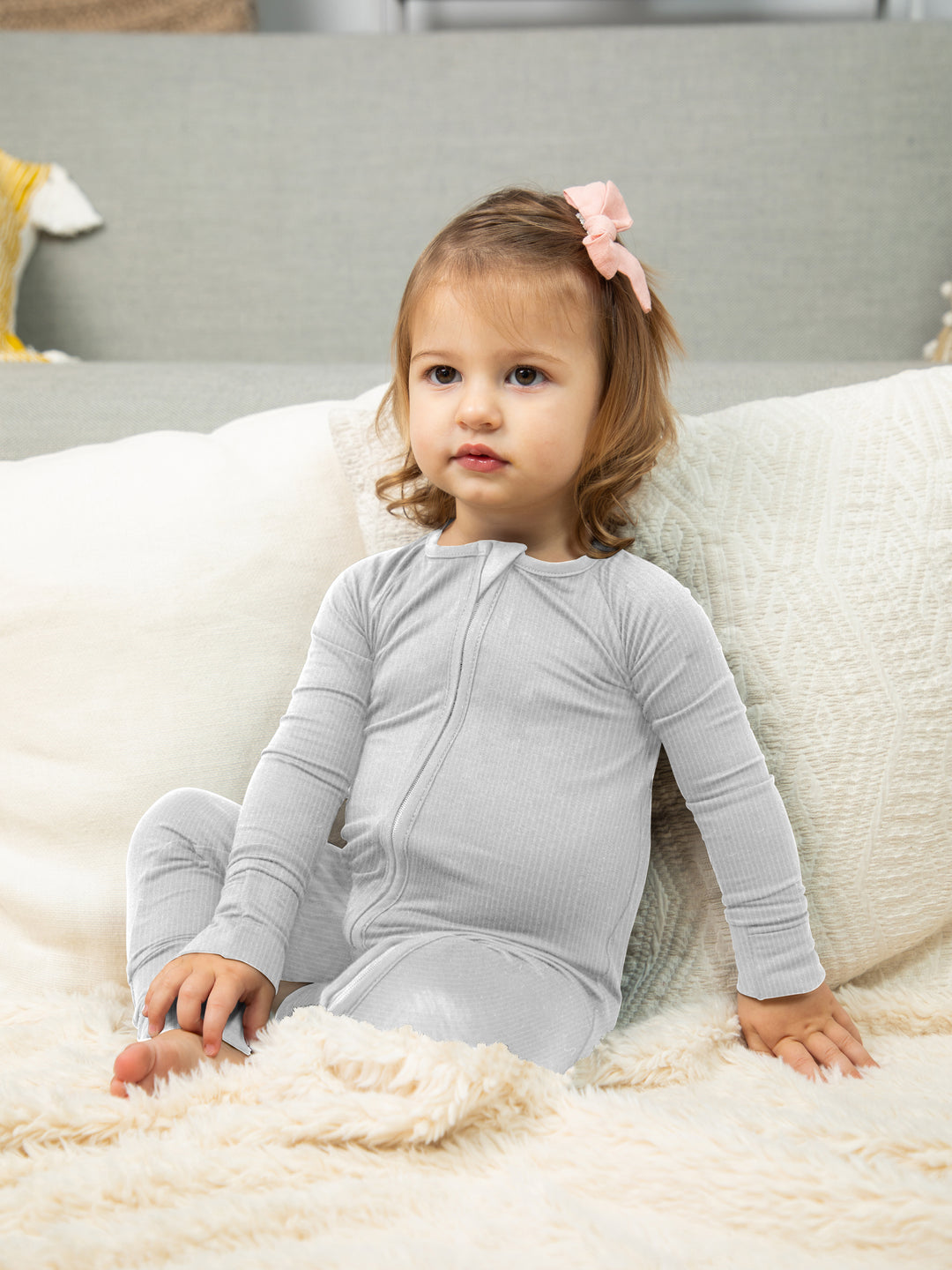 Ribbed Bamboo Onesies for Babies & Toddlers Jack & Luna