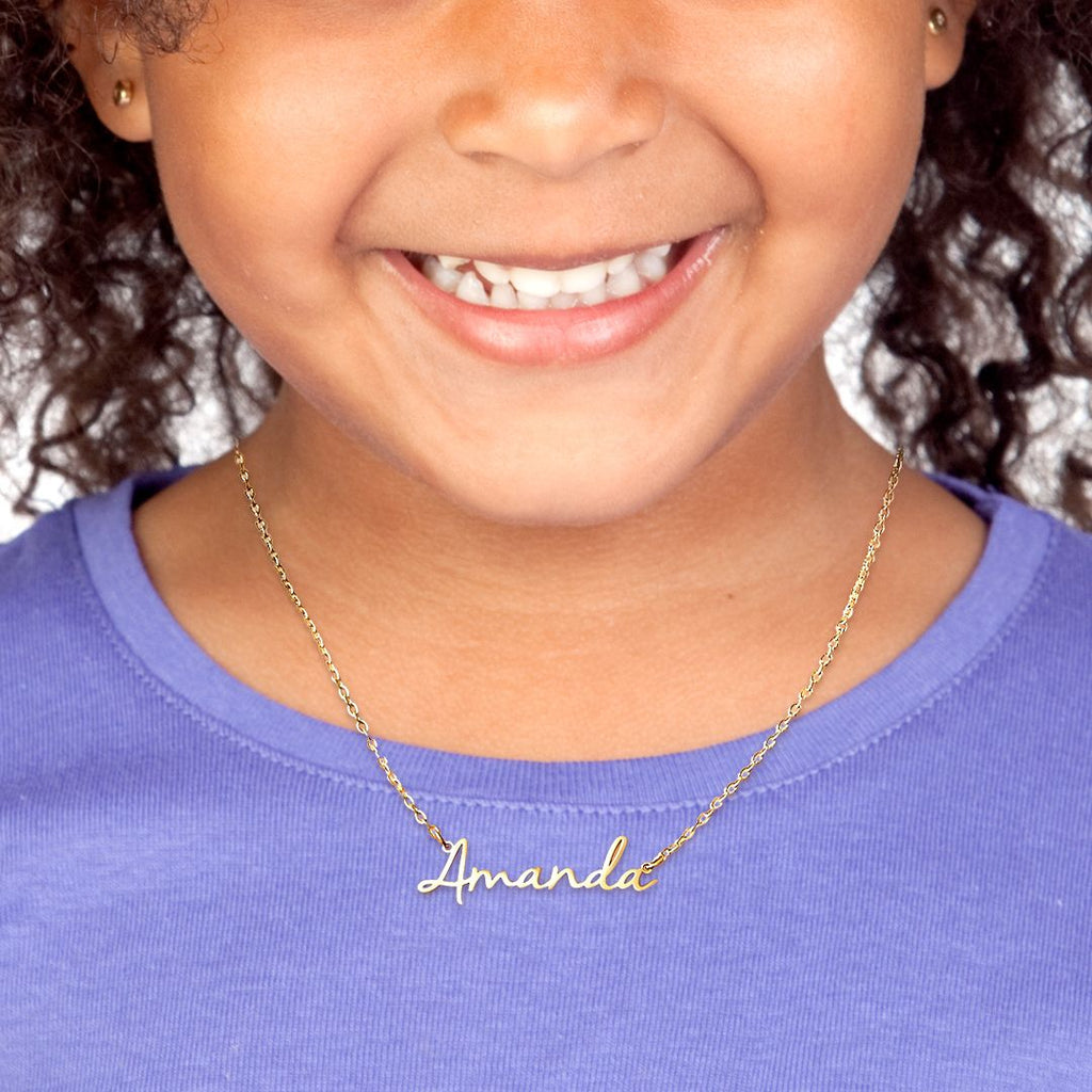 Fairy cheap name necklace